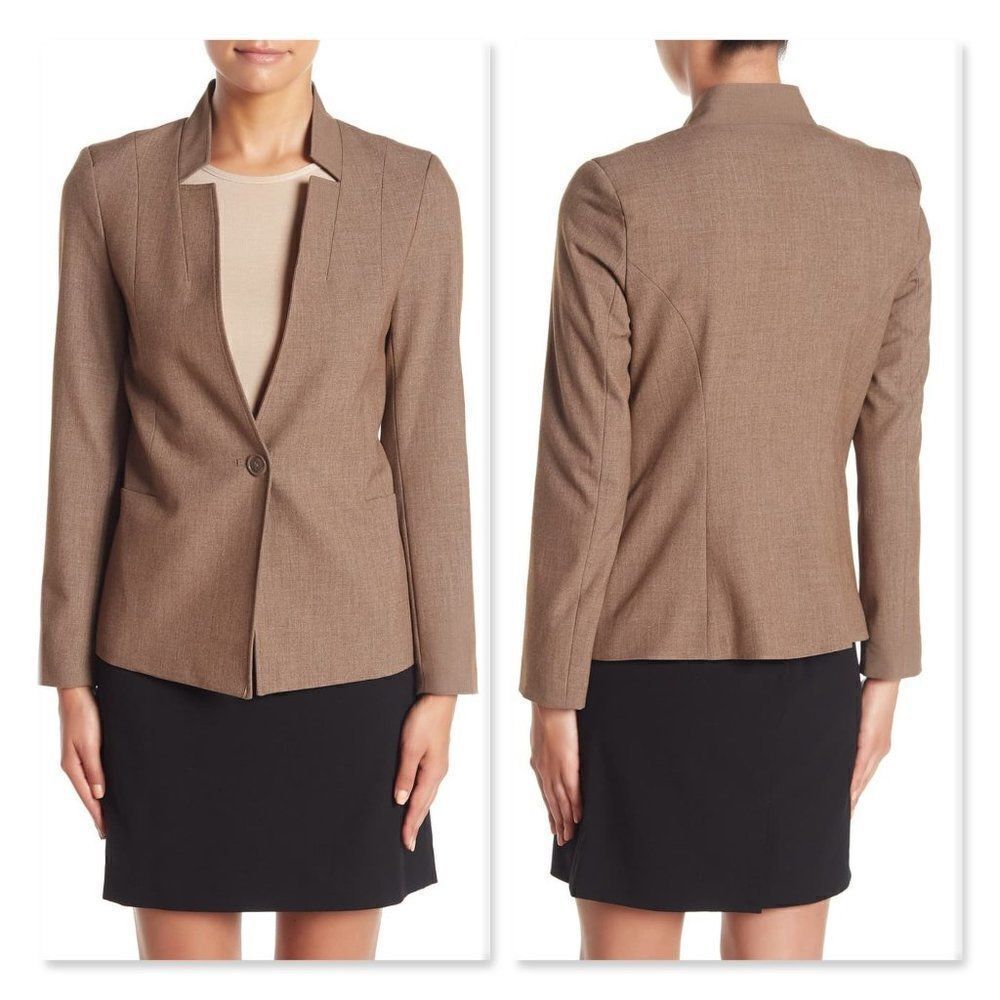 Amanda & Chelsea Inverted Collar Blazer sz 14W